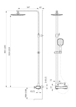 Душевая система WONZON & WOGHAND TRIUMPH, Хром (WW-564601-CR)