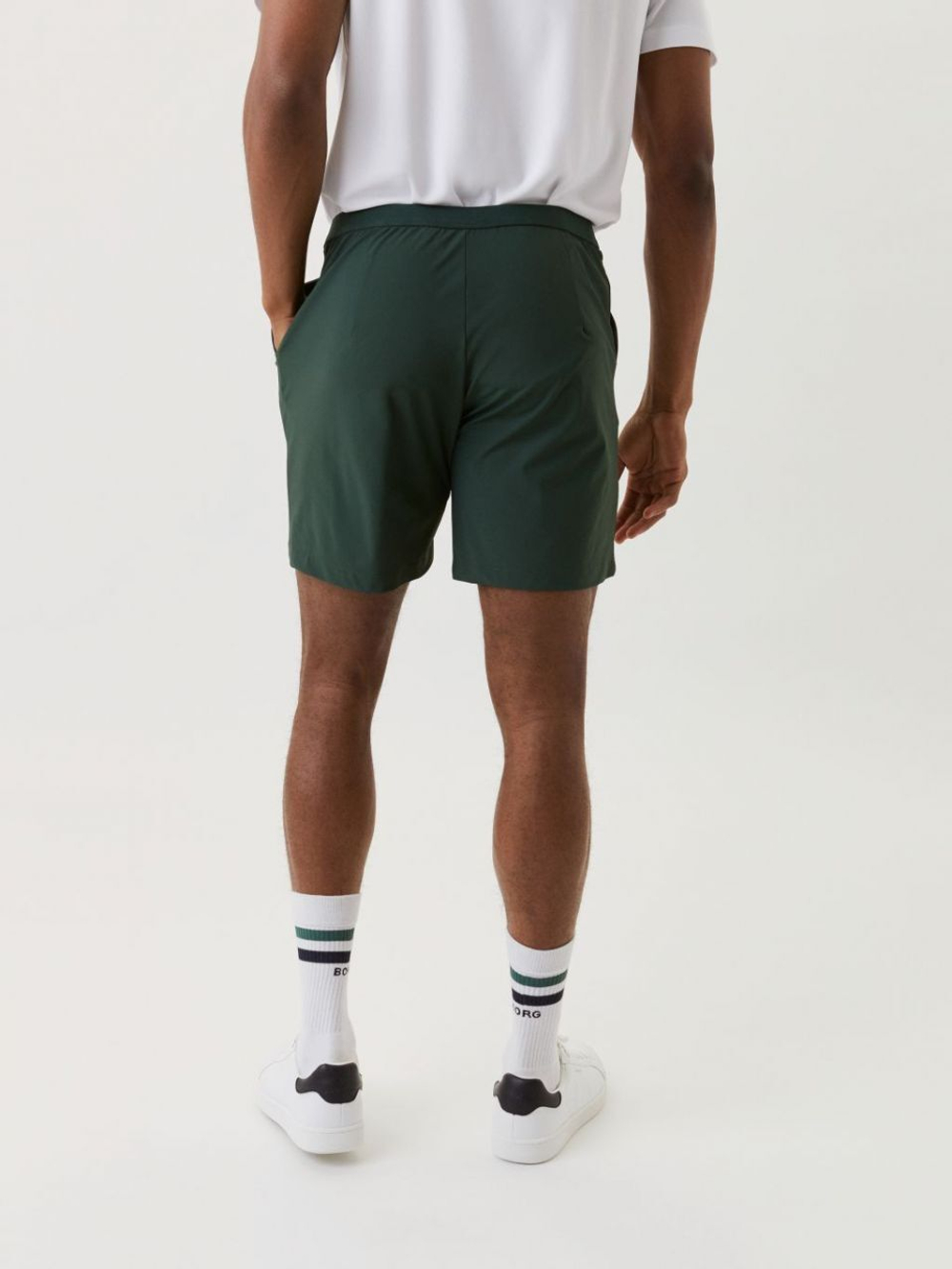 Мужские теннисные шорты Björn Borg Ace 7' Shorts - зеленый