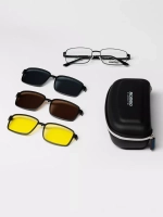 Оправа для очков с магнитными накладками 4в1