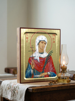 Икона Валентины, мученицы на дереве: 125 х 160 (Синопсисъ)