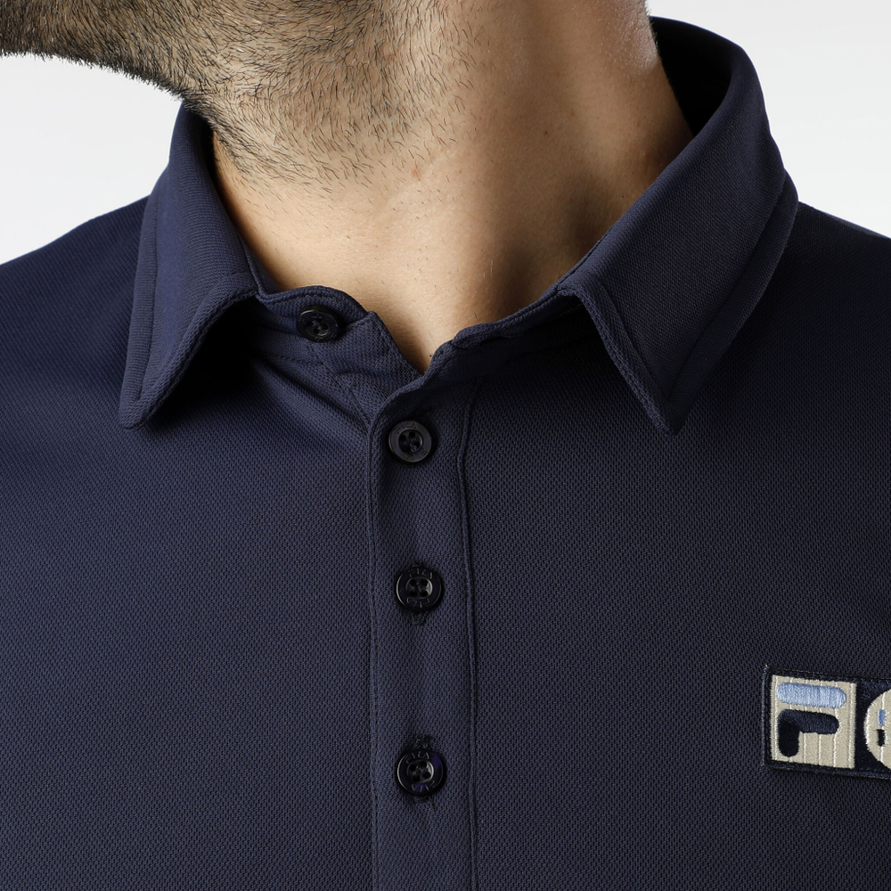 Мужское теннисное поло Fila Toby Polo Men - Dark Blue, White