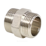 Ниппель латунь никель Ду 40 (1 1/2") НР VALFEX VF.582.N.112