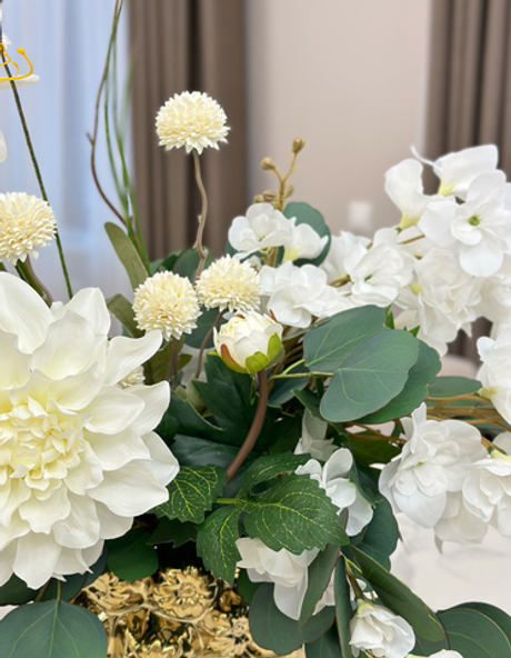 Композиция "Лёд и пламя" H-75 см (80х35 см)