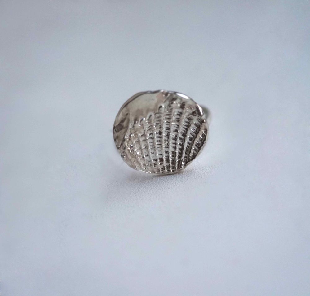 Купить Кольцо Moon River Отпечаток ракушки R047 Кольцо Moon River Отпечаток ракушки R047