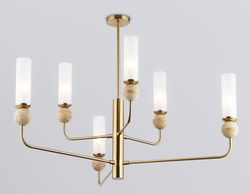 Ambrella Люстра на штанге с мрамором Ceramo Modern LH53251