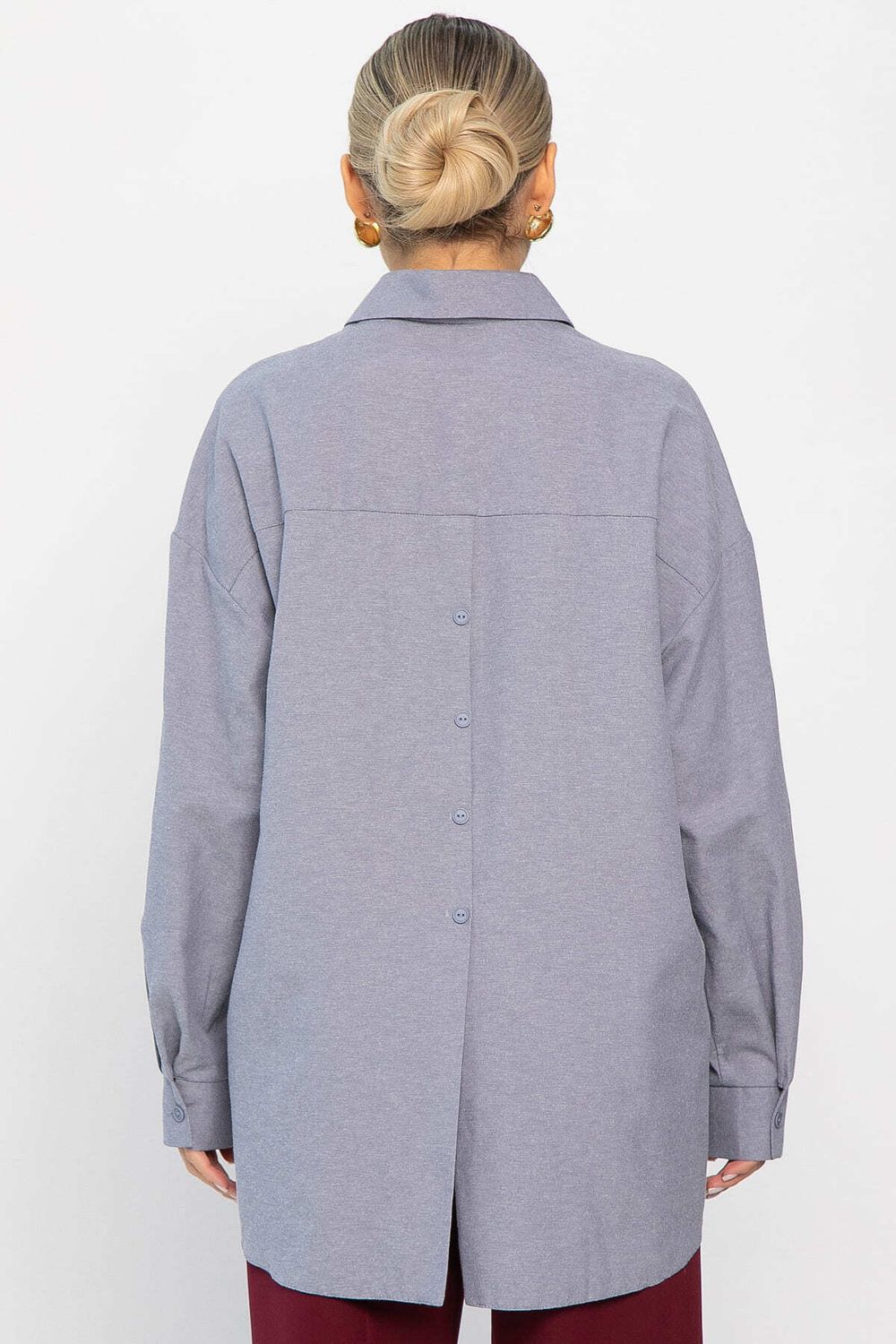 Рубашка Свободное падение (серая) Б14193-5М LT Collection