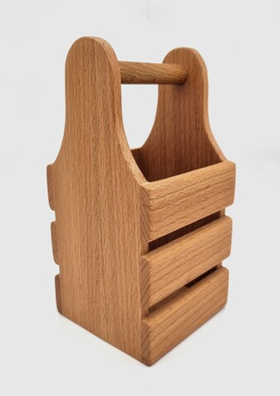 Ящик для кондиментов бук; H=20,L=10,B=10см