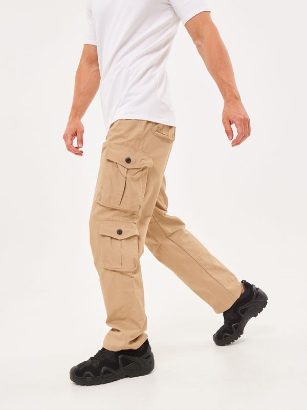 Брюки летние Крафт ткань Cotton цвет Песок