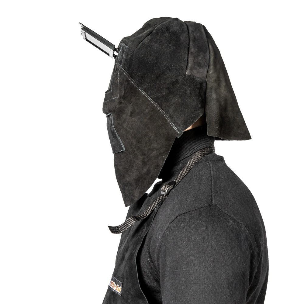 Маска сварщика из спилка