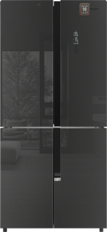 Холодильник Weissgauff INVERTER NO FROST INOX GLASS WCD 450