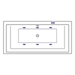 Акриловая ванна Excellent Crown Grand Soft 190x90 WAEX.CRG19.SOFT