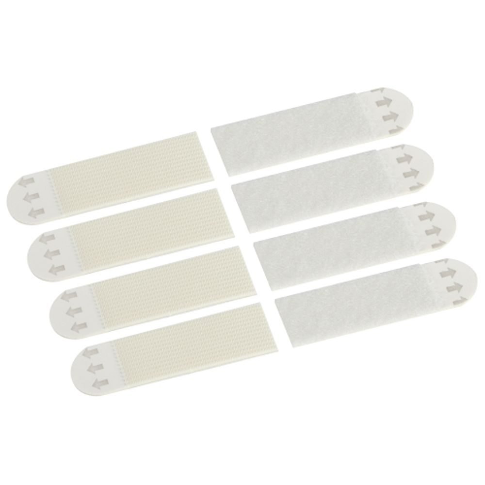 Застежки СИЛА SHS-P15M-W4 М средние с технологией бесследного удаления 4 пары нагрузка на пару 1,5 кг | Сила