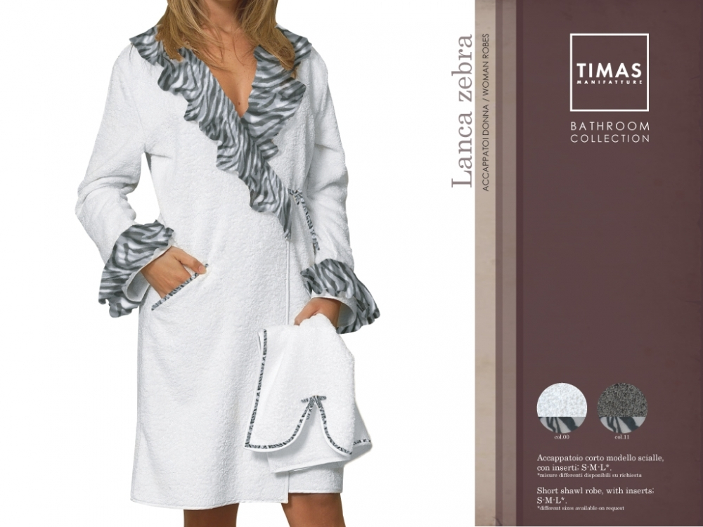 Халат махровый Lanca Zebra от Timas