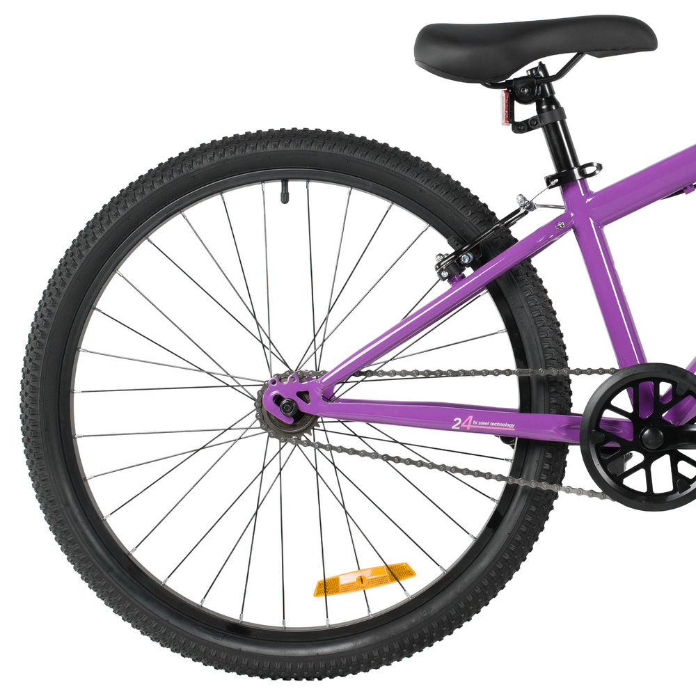 Велосипед 24" FOXX ARIMO 1 ск., тормоз V-Brake, фиолетовый