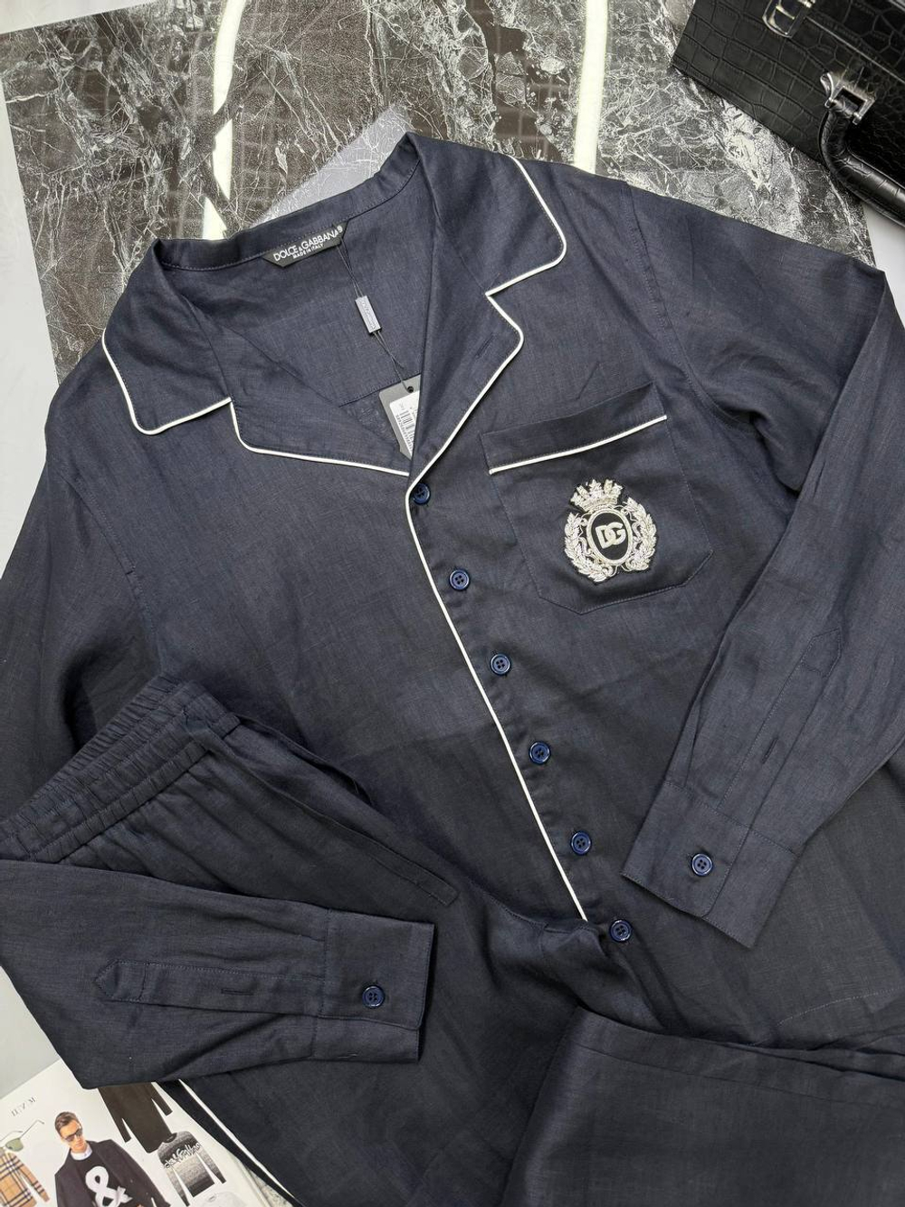 Льняной костюм Dolce&Gabbana