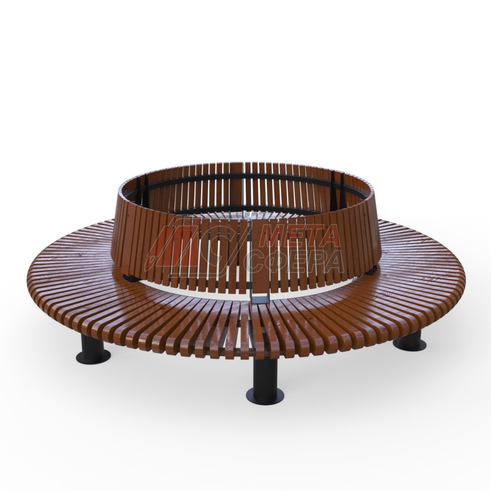 Скамейка Rail Road 01 круг