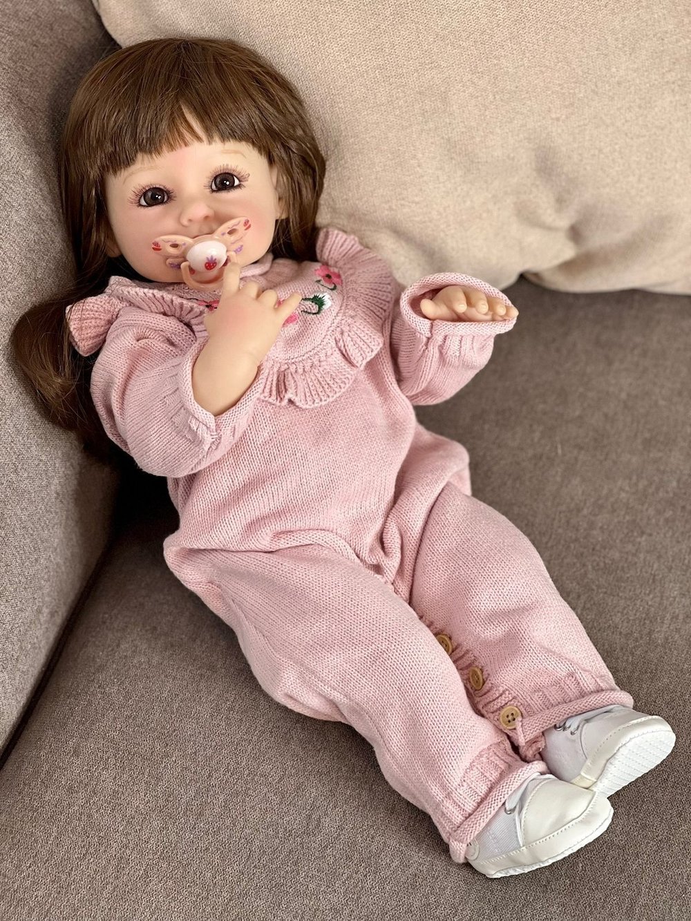 Кукла Реборн виниловая 55см в пакете (FA-309)