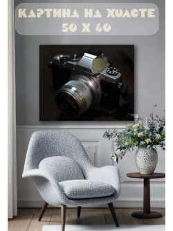 Картина на стену 40 X 50 Фотоаппарат