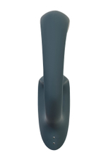 Темно-серый вибратор для G-стимуляции G for Goddess 1 (Цвет: темно-серый)