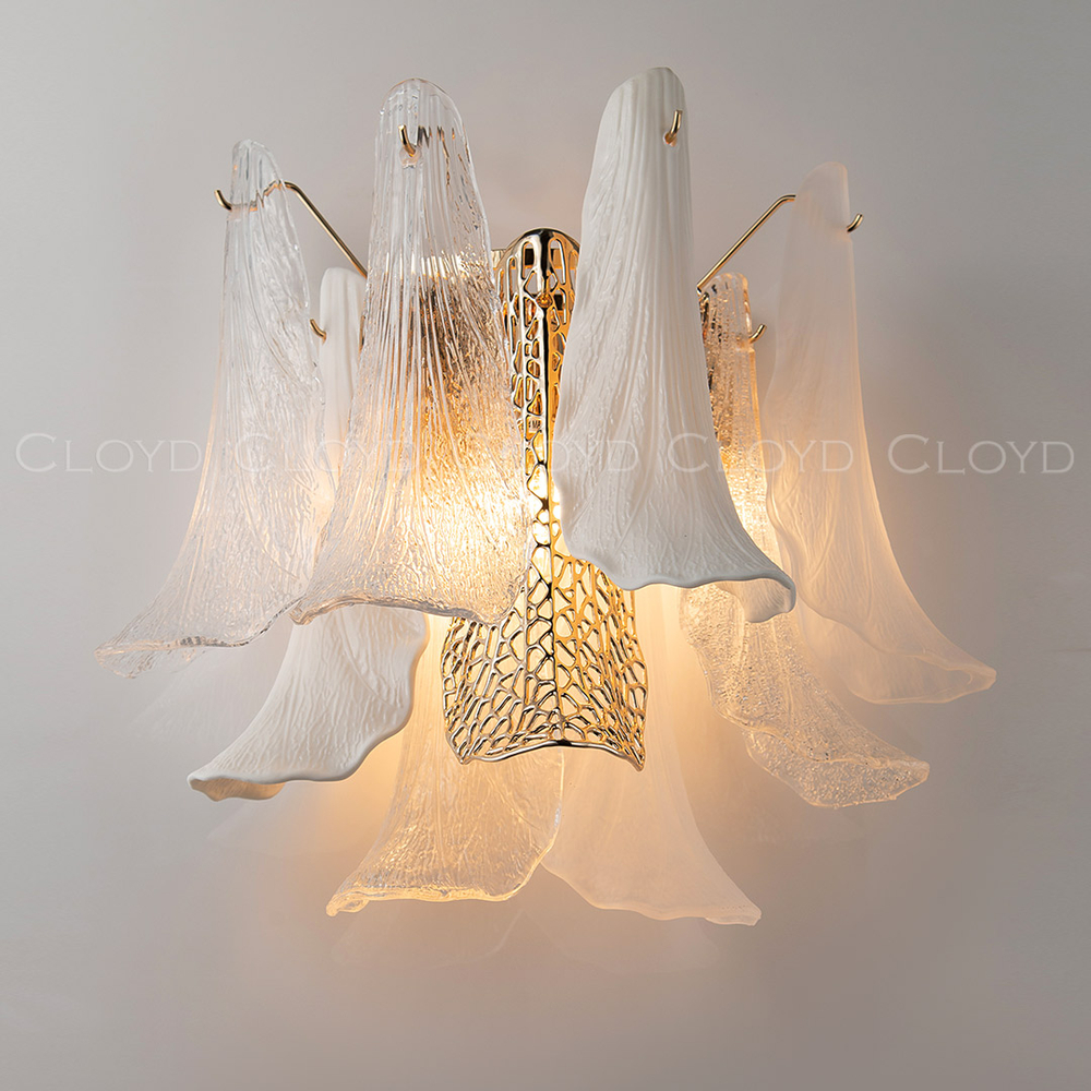 Бра Cloyd WASABI W3 / выс. 39 см - керамика - золото (арт.20407)