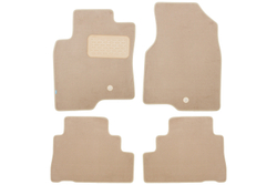 Коврики в салон для OPEL Antara АКПП 2010-2017, внедорожник , 4 шт. (текстиль, бежевые) KLEVER04372822112KH