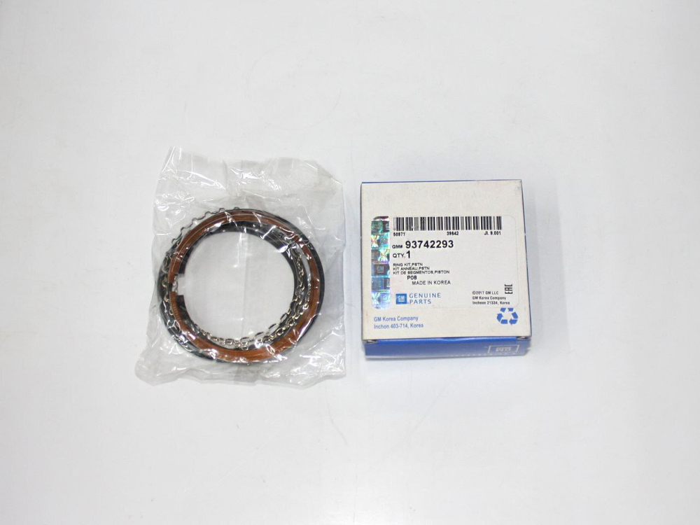 Кольца поршневые GM 93742293, стандарт Aveo, Nubira, Lanos, NEXIA