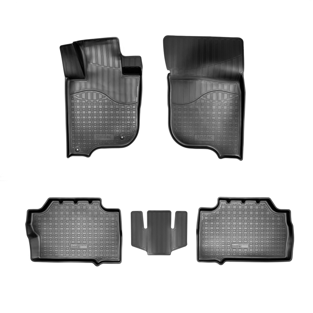 Ковры в салон Norplast/Unidec для Mitsubishi Pajero Sport III (2015-)Полиуретан,Черный, арт.NPA11-C59-703