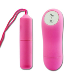 Розовая вибропуля Magic X20 с дистанционным пультом управления 20 режимами вибрации