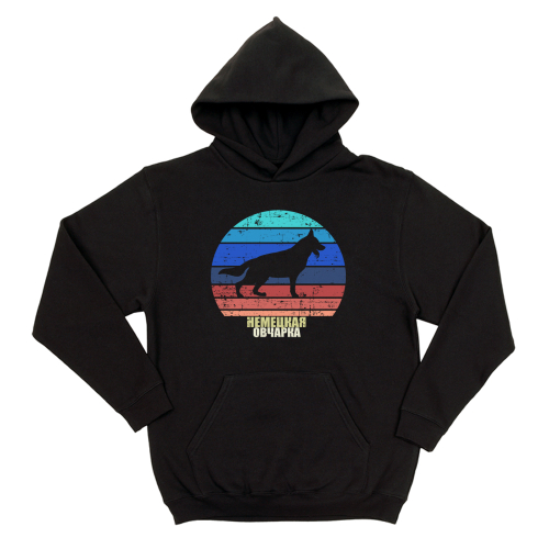 Толстовка "Овчарка в круге"