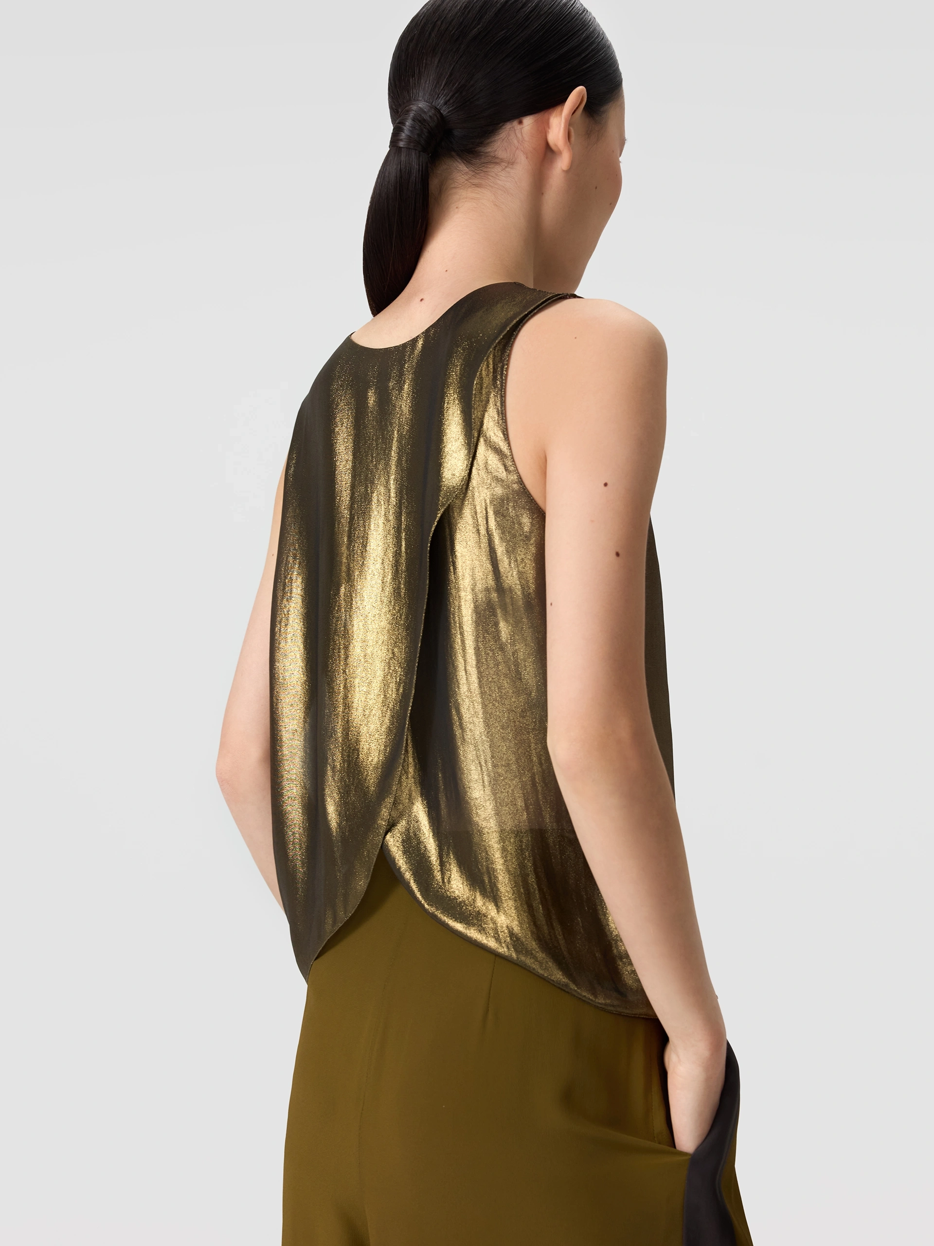 Двусторонний топ с вырезом на спине OLA OLA