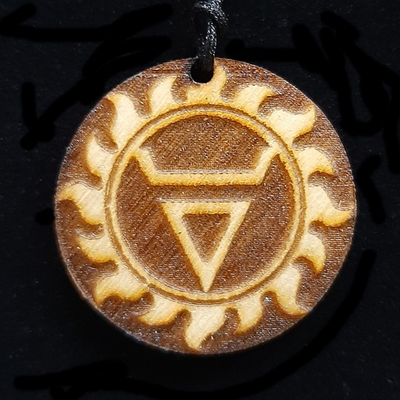 Славянский оберег "Символ Велеса". Диаметр 3 см