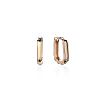 Серьги конго из красного золота 585 пробы JA-S-С0114063