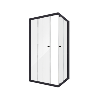 Уголок душевой ТМ РусАк 80 ЧП, стекло классик +