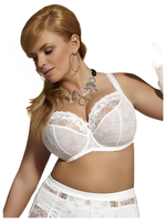 Бюстгальтер больших размеров Belinda Kris Line белый 75GG