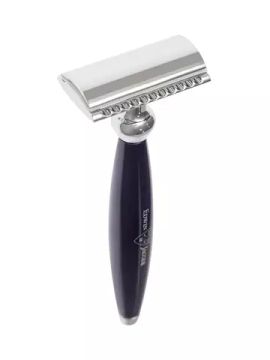 Т-образная бритва (станок) Edwin Jagger B3SR, сине-фиолетовый