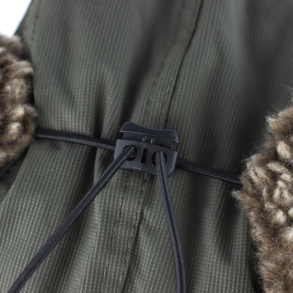 Кепка Extreal "Сити" с ушами, Барашек Коричневый, Мембрана, XL