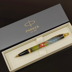 Ручка "Пожарная машина. МЧС" с ручной росписью Палех