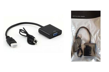 Конвертер цифровой штHDMI --гнVGA  с кабелем