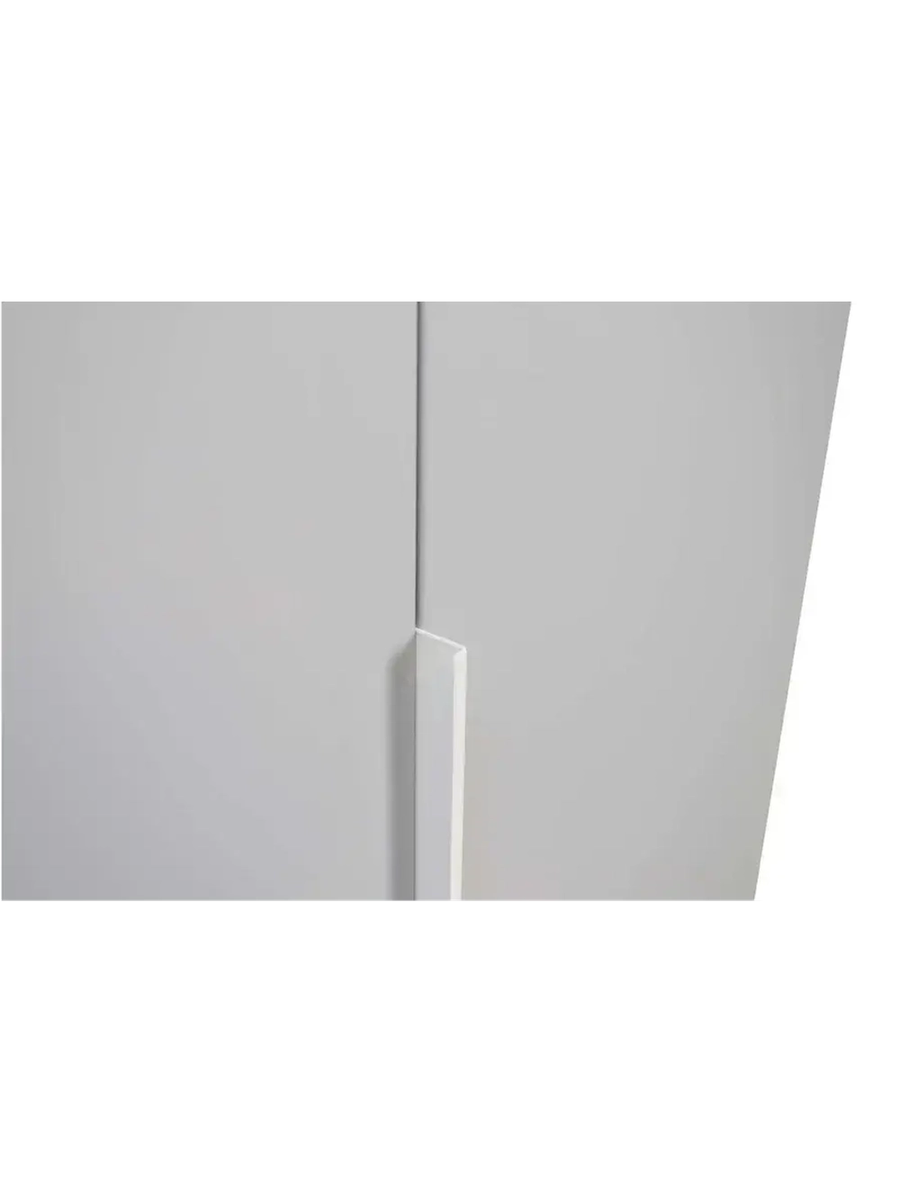 Шкаф для одежды распашной с полками Белый 100х57х220