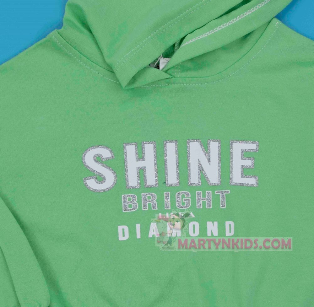 костюм c капюшоном SHINE хлопок 4236