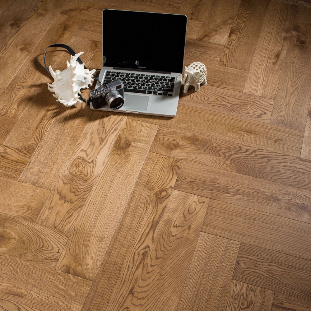 Инженерный паркет Coswick Дуб Кедр (Cedar) Шелковое масло 