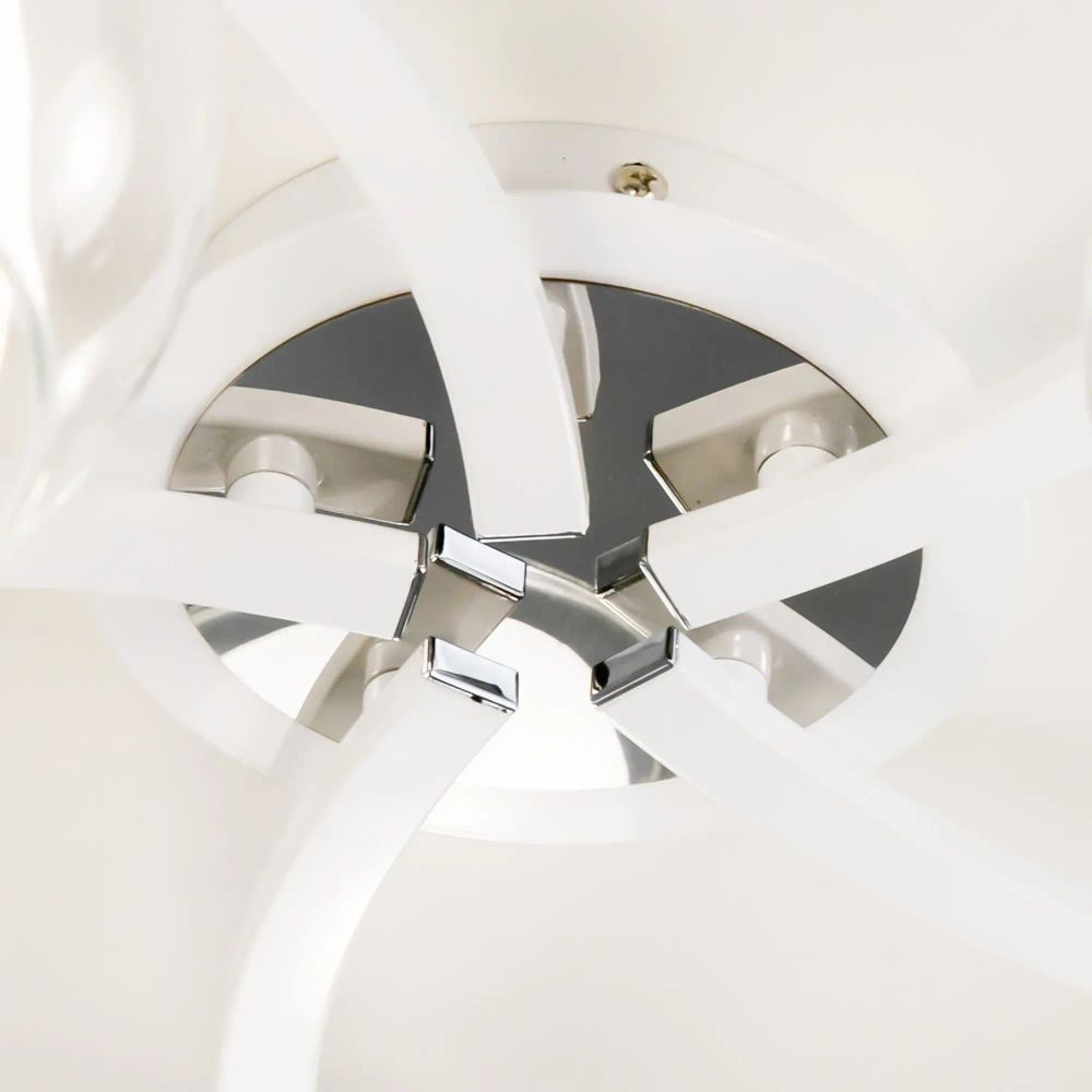 Citilux Кристи CL152150 Люстра потолочная Белая Хром