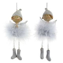 GAEM Украшение новогоднее "Ангелочек", L6 W6 H13 см, 2в.