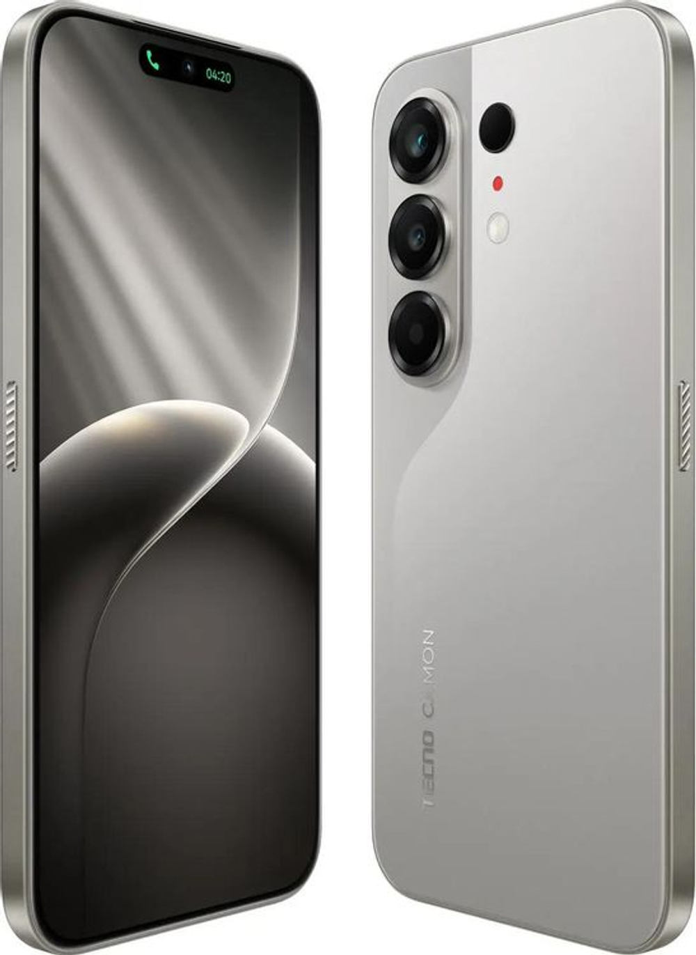 6.78" Смартфон TECNO Camon 50 12/256Gb,  NFC,  AMOLED,  144Гц,  6500мAч,  титан