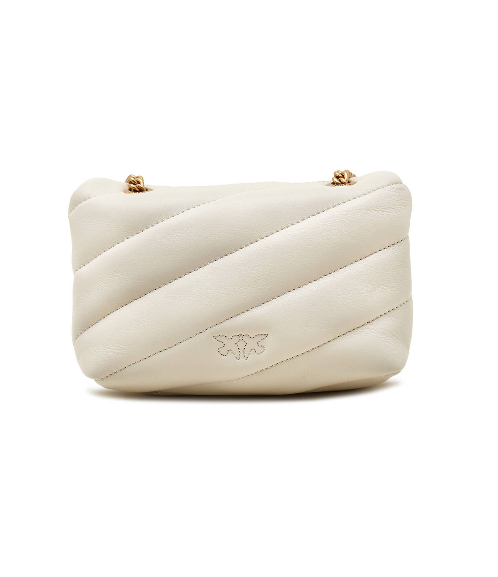 Кожаная сумка-мессенджер LOVE BABY PUFF C SHEEP NAPPA Pinko - белый(100040 A0F2)