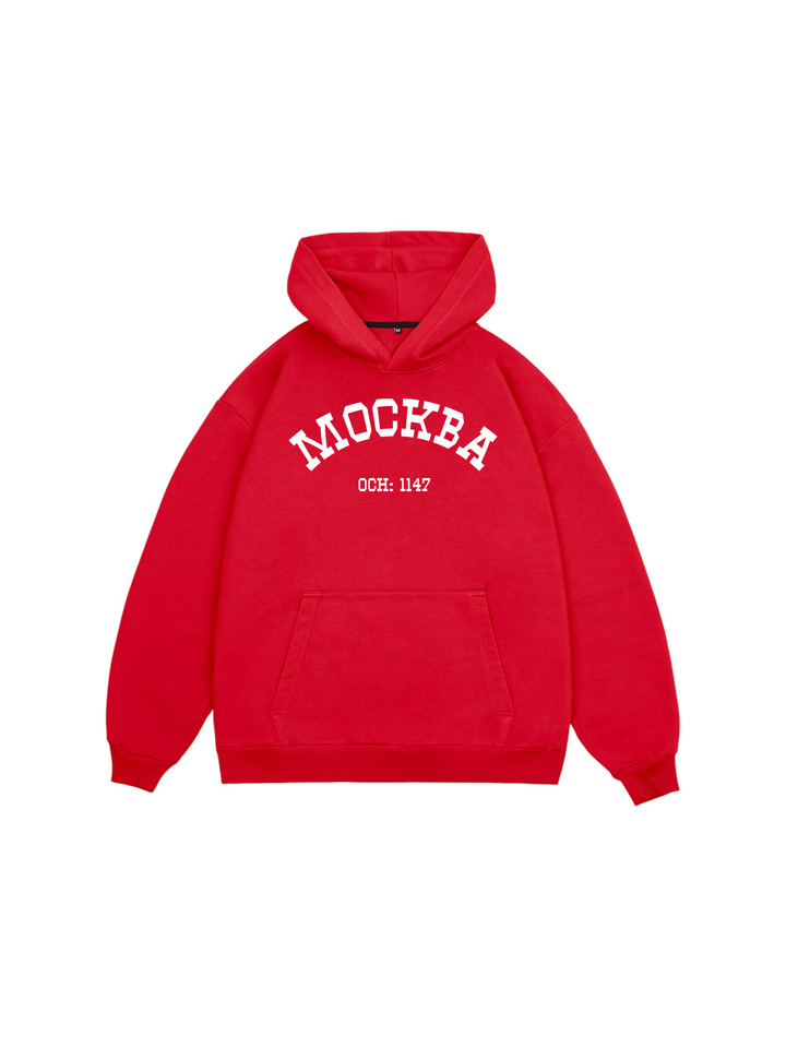 Худи оверсайз с начесом «Москва»