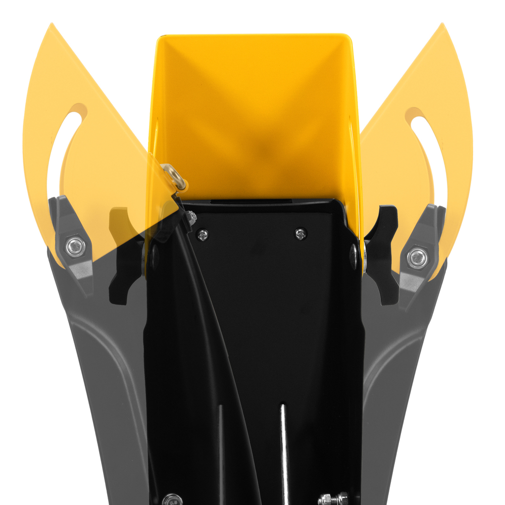 Гибридная снегоуборочная машина с функц. подметания SWB-800, 212 сс, руч. старт, 2 насадки// Denzel