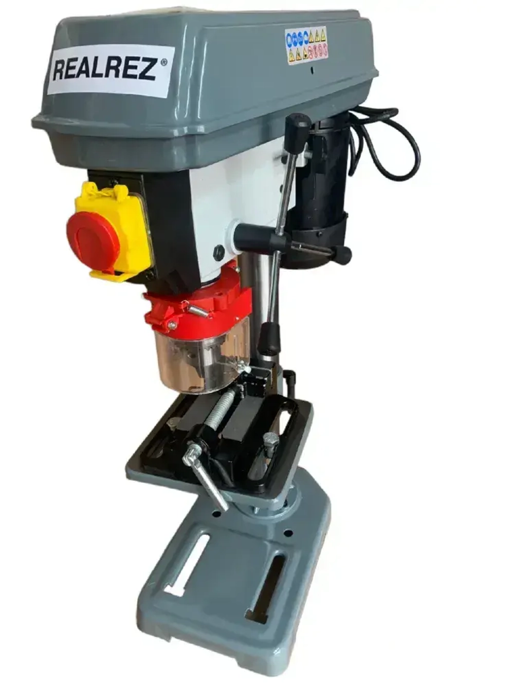 Cверлильный станок REALREZ HDP 1301, 500Вт / D16мм / 220В с тисками