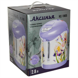 Чайник-термос электрический АКСИНЬЯ КС-1805 "Ирисы"