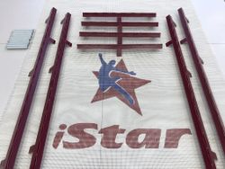 Батут уличный встраиваемый в землю "Спортивный" - набор уголков, матиков, пружин - тренировочная сетка